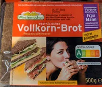 Mängden socker i Westfälisches Vollkorn-Brot