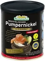 Socker och näringsämnen i Pumpernickel