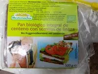 Mängden socker i Mestemacher Organic Linseed Bread