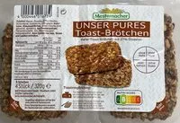 Mängden socker i Toast Brötchen