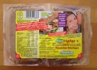 Mängden socker i Bio Hafer + Goldleinsaat Toastbrötchen