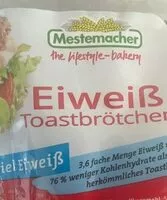 Mängden socker i Eiweiß Toastbrötchen
