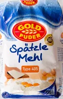 Mängden socker i Spätzle Mehl Type 405