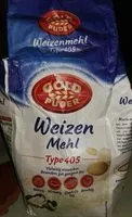 Mängden socker i Mehl Weizen 450