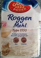 Mängden socker i Roggenmehl Type 1150