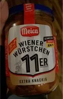 Mängden socker i Wiener Würstchen