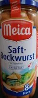 Mängden socker i Saft-Bockwurst