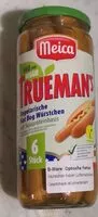 Mängden socker i Vegetarische hot dog Würstchen