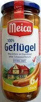 Mängden socker i Geflügel-Würstchen