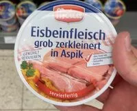 Mängden socker i Eisbein Fleisch
