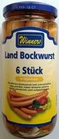 Mängden socker i Land Bockwurst