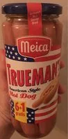 Mängden socker i Trueman's american style hot dog