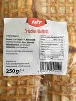 Mängden socker i Frischei Waffeln