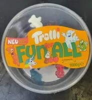 Mängden socker i Trolli fun for all