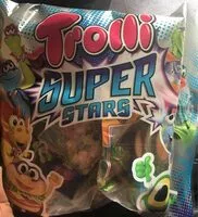 Mängden socker i Trolli super stars