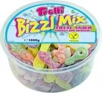 Mängden socker i Trolli Bizzl Mix Dose