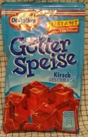 Mängden socker i Götterspeise Kirsch-Geschmack