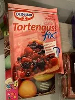 Mängden socker i Roter Tortenguss fix gezuckert