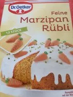 Mängden socker i Marzipan Rübli