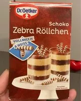 Mängden socker i Dekor: Schoko Zebra Röllchen