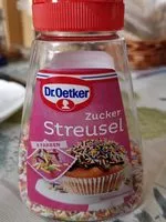 Mängden socker i Zucker Streusel