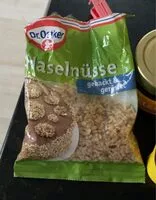 Mängden socker i Haselnüsse gehackt & geröstet