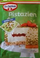 Mängden socker i Pistazien gehackt