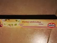Mängden socker i Dr. oetker Feine Marzipandecke 300 g
