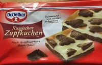 Mängden socker i Russ. Zupfkuchen