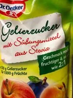 Mängden socker i Zucker - Gelierzucker aus Stevia