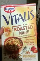 Mängden socker i Vitalis Roasted Müsli