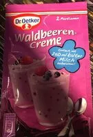 Mängden socker i Waldbeeren-Creme