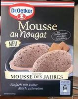 Mängden socker i Mousse aus nougat