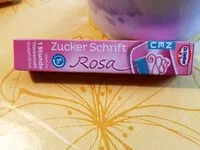 Mängden socker i Zucker Schrift rosa