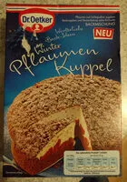 Mängden socker i Winter Pflaumen Kuppel