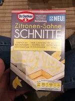 Mängden socker i Zitronen Sahne schnitten