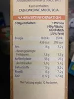 Mängden socker i Vitalis