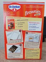 Mängden socker i Brownies Backmischung