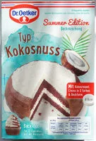 Mängden socker i Backmischung Sommer-Edition Typ Kokosnuss