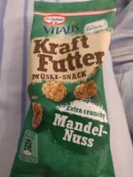 Mängden socker i Kraftfutter Müsli-Snack