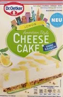 Mängden socker i American Style Cheesecake Backmischung