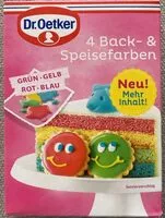 Mängden socker i Speisefarben