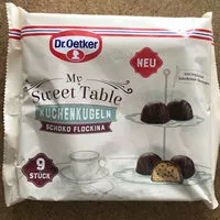 Mängden socker i Sweet Table Kuchenkugeln