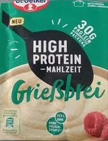 Mängden socker i High Protein-Mahlzeit Grießbrei
