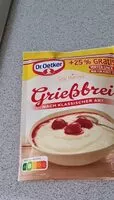 Mängden socker i Griessbrei
