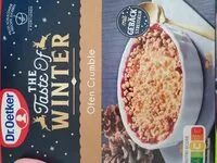 Mängden socker i Dr. Oetker Ofen Crumble