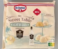 Mängden socker i My Sweet Table Kuchenkugeln