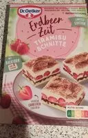 Mängden socker i Erdbeerzeit Tiramisuschnitte