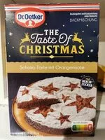 Mängden socker i schokotarte mit orange