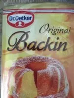 Mängden socker i Original Backin Backpulver